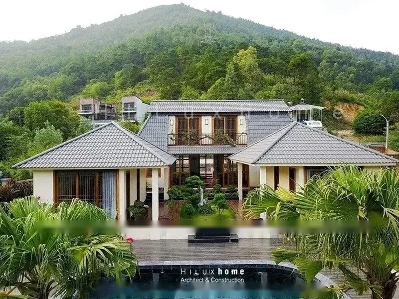 Mái Nhật nghỉ dưỡng ven đồi