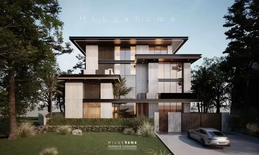 Biệt thự hiện đại 3 tầng