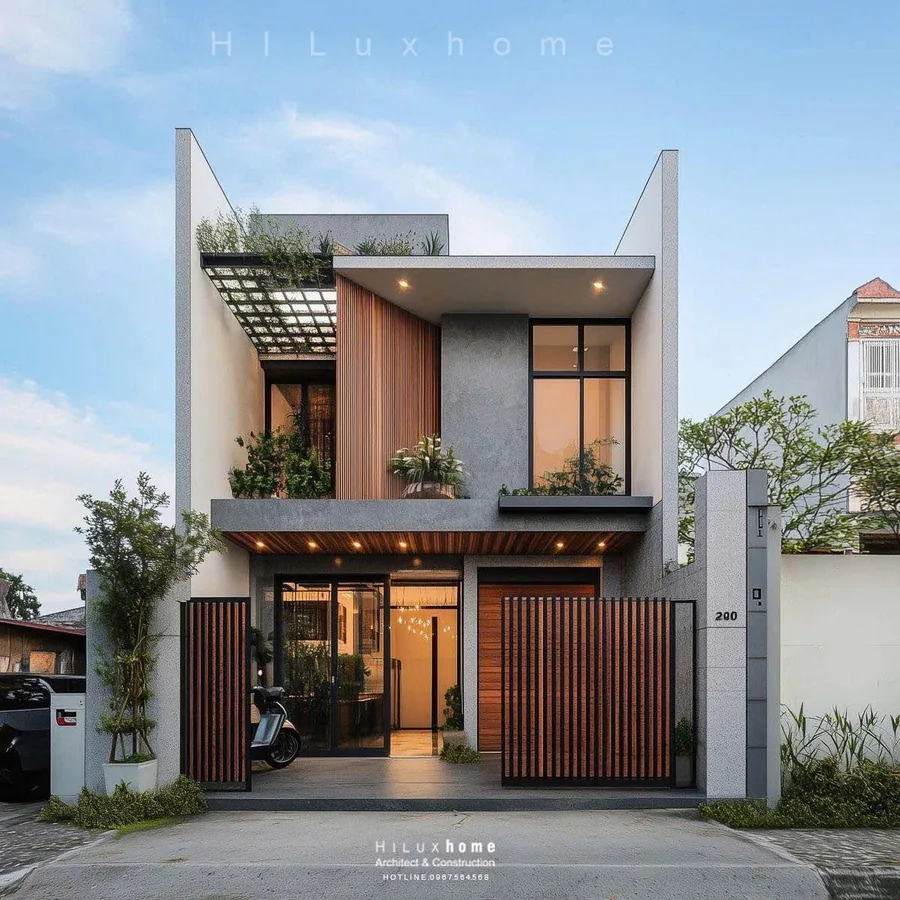 Nhà phố hiện đại